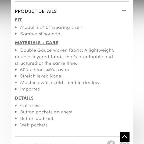 Torrid Double Gauze Folded Utility Jacket 2X - Picture 4 of 9